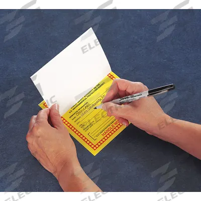 ACCUFORM Handling Label: 6 in x 6 in, 6 in Label Wd, 6 in Label Ht, Self-Laminating - Waste