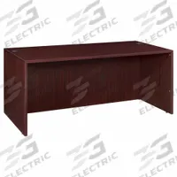 REGENCY Credenza: Melamine, Mahogany, 0 Pedestals, 1 Drawers, 60 in Overall Wd, 29 in Overall Ht (MPN LDS6030MH). Key specifications — Desktop Material: Melamine; Includes Modesty Panel: Yes; Kit Product Type: Credenza Shell; Desktop Color: Mahogany; Brand: REGENCY; Frame Color: Mahogany; Frame Material: Melamine; Product Type: Credenza Shell.