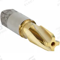 WIDIA GTD Spiral Flute Tap: 1/8"-27 NPT, 4 Flute, Taper Chamfer, TiN Coated Cobalt (MPN VTSFT8002)