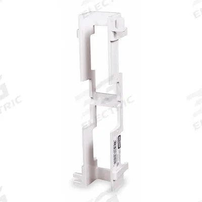HUBBELL PREMISE WIRING White Standoff Bracket: Cable Routing Spools/Modular 66 Block - Voice & Data Wiring Block Accessories