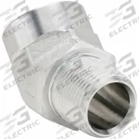 PARKER Metal Pipe Elbow: 1/2 in x 1/2 in, Male NPT Threaded x Female NPT Threaded, 3,000 psi, Steel (MPN 1/2 CD45-S). Key specifications — Maximum Operating Pressure: 3,000 psi; (DO NOT SEND) Manufacturer Location: Globally Sourced.