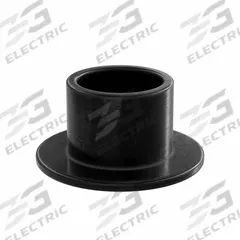 OILITE Flanged Sleeve Bearing: Vespel SP-21, 1/4 in Bore, 5/16 in OD, 1/4 in Overall Lg, Black (MPN VSPF-0405-02B). Key specifications — Brand: OILITE; Color: Black.