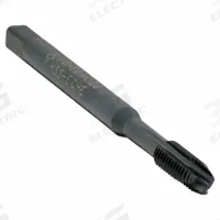 CLEVELAND Spiral Point Tap: #8-32 UNC, 2B, 3 Flute, Plug Chamfer, Black Oxide Cobalt (MPN C86208)
