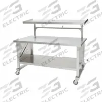 BLICKMAN Back Table: Stainless Steel, (2) Swivel with Brake, Silver (MPN BTP6030). Key specifications — Material: Stainless Steel; Brand: BLICKMAN; Caster/Wheel Configuration: (2) Swivel with Brake; Cabinet Color: Silver.