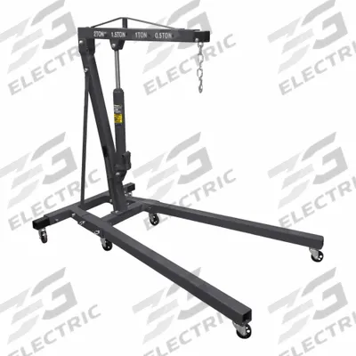 BENDPAK Shop Crane: Steel, 2 ton Load Capacity, 4 Boom Positions - Engine Cranes