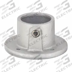 Structural Pipe Fitting: Round Base Flange, Round, 2 in For Pipe Size, Cast Iron, Gray, Flange Base (MPN 30LX11). Key specifications — Manufacturer Part Number: 30LX11; Brand: APPROVED VENDOR; Finish: Zinc-Plated; Material: Cast Iron; Product Type: Round Base Flange.
