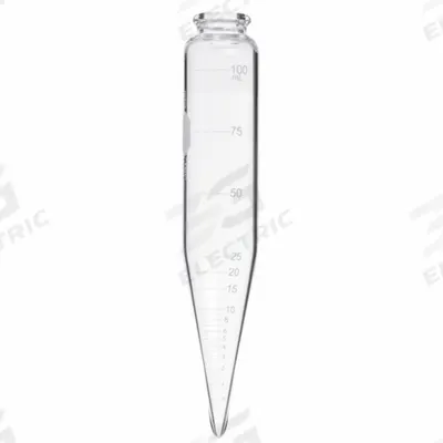 KIMBLE Centrifuge Tube: 100 mL, Centrifuge Tube, 37 mm Body Dia, 203 mm Overall Ht - Glass Centrifuge Tubes