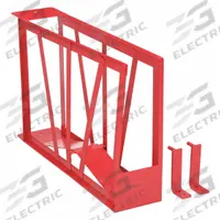 MOON AMERICAN Fire Hose Storage Rack: Wall Mount Fire Hose Rack, 100 ft, 5 3/4 in x 29 in x 17 in (MPN 1420-2). Key specifications — Hose Capacity: 100 ft (2-1/2 in I.D.); For Hose Diameter: 2-1/2 in; Includes Fire Hose: No; Brand: MOON AMERICAN; Reel and Rack Enclosed_Broad: Open Frame for Faster Drying.