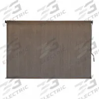 KEYSTONE FABRICS Sun Shade: Dark Brown/Light Brown, Pole and Crank, 89% UV Protection, Right, P7720. Key specifications — Operation Mechanism: Pole and Crank; Tie Down Type: Bungee and Hook System; Operation Side: Right; Manufacturer Part Number: P7720; Brand: KEYSTONE FABRICS; Fabric Color: Light Brown.
