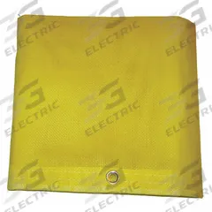 MAURITZON Tarp: 19.75 ft Lg, 15.75 ft Wd, Std Duty, 5 mil, Vinyl, Yellow, 10 oz/sq yd, PVC Coated (MPN MBT-12-05-1620). Key specifications — Color: Yellow; Brand: MAURITZON; Fabric Coating: PVC Coated.