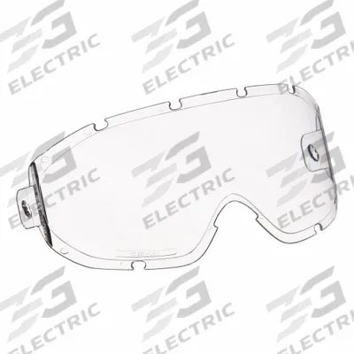 KLEENGUARD Goggle Lens: Clear, Anti-Fog/Scratch-Resistant - Lenses for Ansell Safety Goggles