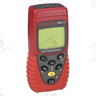 AMPROBE Thermocouple Thermometer: For Type J/Type K Thermocouple Type - Thermocouple Meters without Data Output