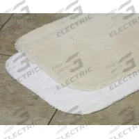 LACEY MILLS Bathroom Rug: 19 oz, 36 in Overall Lg, 24 in Overall Wd, Cotton, White, Cotton Duck (MPN 08289STK). Key specifications — Color: White; Weight: 19 oz; Body Material: Cotton; Backing Material: Cotton Duck; Brand: LACEY MILLS.
