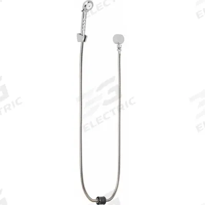CHICAGO FAUCETS Handheld Showerhead: Stainless Steel, Chrome, 1.5 gpm Flow Rate - Handheld Showerheads with Hose & Mounting Bracket