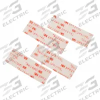 SCOTCH Hook-and-Loop Fastener: Strip, 1 in Overall Wd, 3 in Overall Lg, Self-Mating, Clear, Adhesive (MPN RF6730-VPESF). Key specifications — Brand: SCOTCH; Material: Polyolefin.