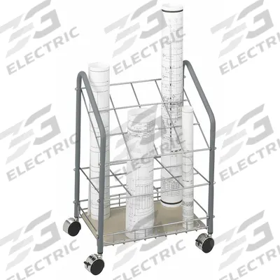 SAFCO Roll File: 12 Compartments, For 3 3/4 in Tube Dia, 18 in Overall Wd - Furnishings, Appliances and Hospitality