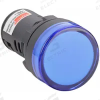 DAYTON Raised Panel Light: 22 mm Panel Mounting Hole Dia, LED, Raised Head (MPN 22NZ02). Key specifications — Brand: DAYTON; Electrical Connection: M3.5 Screw.