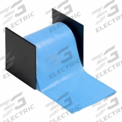 PROMAXIMA Exercise Resistance Band: Blue, 75 ft Overall Lg, Rubber, 4 in Band Dia - Resistance Tubing