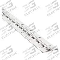 APPROVED VENDOR Piano Hinge: Steel, 48 in Leaf Ht, 3/4 in Leaf Wd (MPN 1CCE4). Key specifications — Material: Steel.