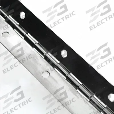 MONROE PMP Piano Hinge: Aluminum, 72 in Leaf Ht, 1 1/16 in Leaf Wd - Full Surface-Mount Piano Hinges