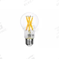 GE LAMPS Compact LED Bulb: Medium Screw (E26), LED, (A) Classic, A19, 12 W Watt, 2700K, Clear (MPN LED12DFA19/927-C). Key specifications — attr233510: A19; attr233525: 120V AC; attr233549: Clear; attr518949: 2700K; attr239859: GE LAMPS.