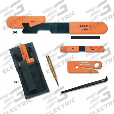 EMI Vehicle First Aid Kit: 7 in L x 3/4 in W x 3 1/2 in H, Material Cordura Nylon - Emergency Vehicle Hammers & Rescue Tools