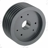 APPROVED VENDOR V-Belt Pulley: C120, 5 Groove, 12.4 in OD, Bushed Bore, E, For C/CX Belt Section (MPN 5C120E). Key specifications — attr1318293: C120; attr1318301: 12 in (C); attr1318291: C or CX.