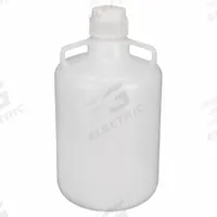 APPROVED VENDOR Carboy: 19.98 L Capacity - mL, Screw On Cap, White, 549.27 mm Overall Ht, 2 Handles (MPN 49H011). Key specifications — Body Color: White; Brand: APPROVED VENDOR; Closure Type: Screw On Cap; Includes Closure: Yes.