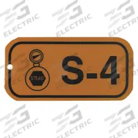 BRADY Lockout Tag: None/ No Header, S-4, Polystyrene, English, Plastic, Holes (MPN 105662)