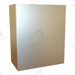 HAMMOND Electrical Enclosure: 304 Stainless Steel, 36 in x 30 in x 16 in, NEMA 12/13/3R/4/4X, Hinged (MPN EN4SD363016SS). Key specifications — Brand: HAMMOND; Closure Method: 1/4-Turn Latch; Enclosure Material: 304 Stainless Steel; Knockouts: Not Included.