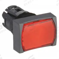 SCHNEIDER Flush Push Button: Red, 16 mm Mounting Size, Non-Metallic, Momentary (MPN ZB6DW4). Key specifications — Brand: SCHNEIDER; Action: Momentary; Series: XB6; Push Button Material Type: Non-Metallic.