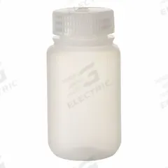 NALGENE Laboratory Bottle: PPCO, 125 mL, 4 fl oz, Closure Included, Natural, 38 mm, Polypropylene (MPN 2105-0004). Key specifications — Brand: NALGENE; Graduated: No; Body Color: Natural.