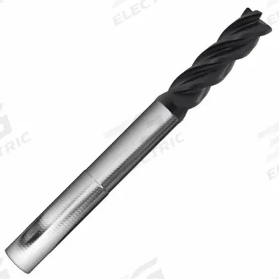 APPROVED VENDOR Square End Mill: Carbide, AlCrN Coated, 4 Flute, 1/2" Mill Dia, 5/8" LOC - Reduced-Neck Fast-Cutting Carbide Square End Mills for Stainless Steel & Super Alloys