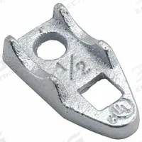 Back Spacer: 1/2 in Trade Size, Iron, IMC/RMC (MPN 1342). Key specifications — Manufacturer Part Number: 1342; Color: Gray; Compatible Conduit Trade Size: 1/2 in; Compatible Conduit Type: IMC; RMC; Compatible Nominal Conduit/Pipe Size: 1/2 in; 3/4 in; Compatible Pipe Size: 1/2 in.