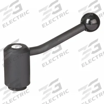 KIPP Adjustable Handle: Steel, 3/4"-10 Thread, 27 mm Thread Lg - Adjustable Tension Levers with Threaded Hole