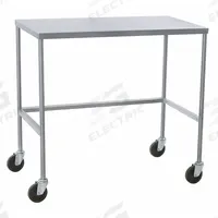 EAGLE GROUP Work Table: Fixed Ht, Stainless Steel, 58 in x 24 in, 175 lb Overall Load Capacity (MPN ITT2458). Key specifications — Unit Type: Not Expandable or Modular; For Environment: Medical; Includes: 16 x 20 in Instrument Table with H-Brace; Assembly: Fully Assembled; Wheel Type: Solid; Wheel Material: Resilient; Mobility: Casters; Height Adjustability: Fixed Height.