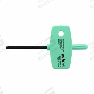WIHA Torx and Torx Plus Keys: 10 Tips, Torx Plus, IP9 Tip Size, Black Oxide - Rapid-Twist Torx & Torx Plus Keys