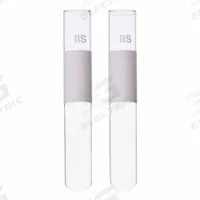 KIMBLE Test Tube: 3 mL, Test Tube, 10 mm Body Dia, 75 mm Overall Ht, Colorless, Round (MPN 60A10BZ6). Key specifications — Graduated: No; Includes Closure: No; Body Color: Colorless; Brand: KIMBLE; Bottom Shape: Round.