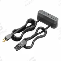WIREMOLD Furniture Power Outlet: 3 Outlets, 10 ft Cord Lg, Gray, 5-15R, Tamper Resistant Receptacles (MPN MDSA10-MG). Key specifications — Shape: Rectangular; Brand: WIREMOLD; USB Connectors Included: Type A; Mounting Style: Surface.
