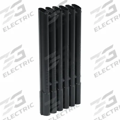 EZ ROUTE Routing System: Plastic, 6 Channels, For 1/2 in_5/8 in Tube Outside Dia - Routing Supports for PEX Tubing