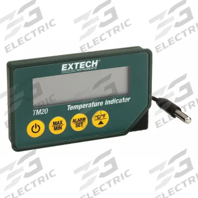 EXTECH Thermometers: -40°F to 158°F /-40°C to 70°C - Desk & Wall Mount Meters with Cabled Sensors