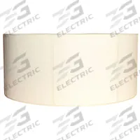 APPROVED VENDOR Barcode Printer Label: 3 in Label Wd, 3 in Label Ht, White, 3 in Core Dia., Matte (MPN 60DX25). Key specifications — Brand: APPROVED VENDOR; Label Color: White; Perforation: Perforated; Adhesive Material: Permanent; Label Finish: Matte.