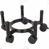 AMERICAN BIOTECH SUPPLY Roller Base: 6 in Overall Ht, 26 1/4 in Overall Wd, 26 1/4 in Overall Lg (MPN ABS RB 26). Key specifications — Brand: AMERICAN BIOTECH SUPPLY; Material: Steel; Compatible with Product Type: Casters; Includes: (4) Casters.