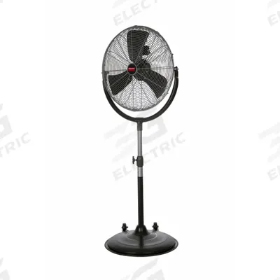 Dayton Portable Fan: 20 in Blade Dia, 62 in Ht, 3 Speeds, Non-Oscillating, Silver - Office Pedestal Fans