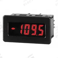 RED LION Current Meter: 1,999 Display Span - Min, -1,999 Display Span - Max, 28 V AC, CUB4I020, CUB4. Key specifications — Manufacturer Part Number: CUB4I020; Accuracy: +/-0.1% of Range + 1 Digit; +/-0.15% of Range + 1 Digit; Digital Display Screen Color: Red; Digital Display Screen Type: LCD; Includes: Panel Gasket; NEMA Enclosure Rating: 4X; Product Type: Current Meter.