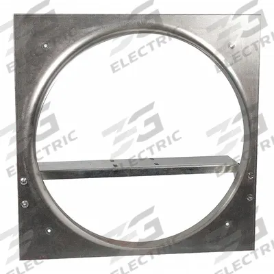 Dayton Exhaust Fan Venturi Frame: Steel, For 24 in Blade Dia - Frames for Wall-Mount Ventilation Fans