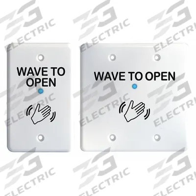 BEA Wave to Open Touchplate: 4 1/2 in Ht - Wave-to-Open Exit Devices