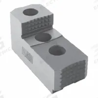 HURON Lathe Jaw: Pointed, Serrated, Steel, For 12 in Chuck, 1.95 in Ht (MPN KT12RJ). Key specifications — Brand: HURON; Mounting Bolt Size: M14.