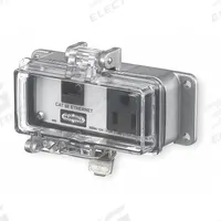 HUBBELL WIRING DEVICE-KELLEMS Access Port: 12/4, 3 1/8 in (W) x 4 1/4 in (H), Plastic Cover, 2 Ports (MPN P155E). Key specifications — NEMA Rating: 4; Manufacturer Part Number: P155E; Brand: HUBBELL WIRING DEVICE-KELLEMS; Wallplate Type: Ethernet.