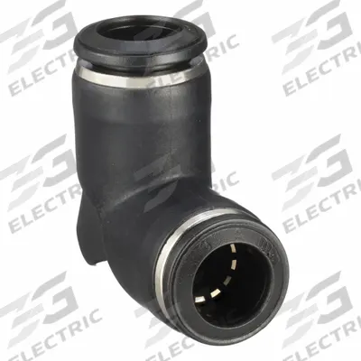 AIGNEP USA Push-Fit Adapter Fitting: 10 mm OD x 10 mm OD Size - Nylon & Nickel-Plated Brass Tube Fittings